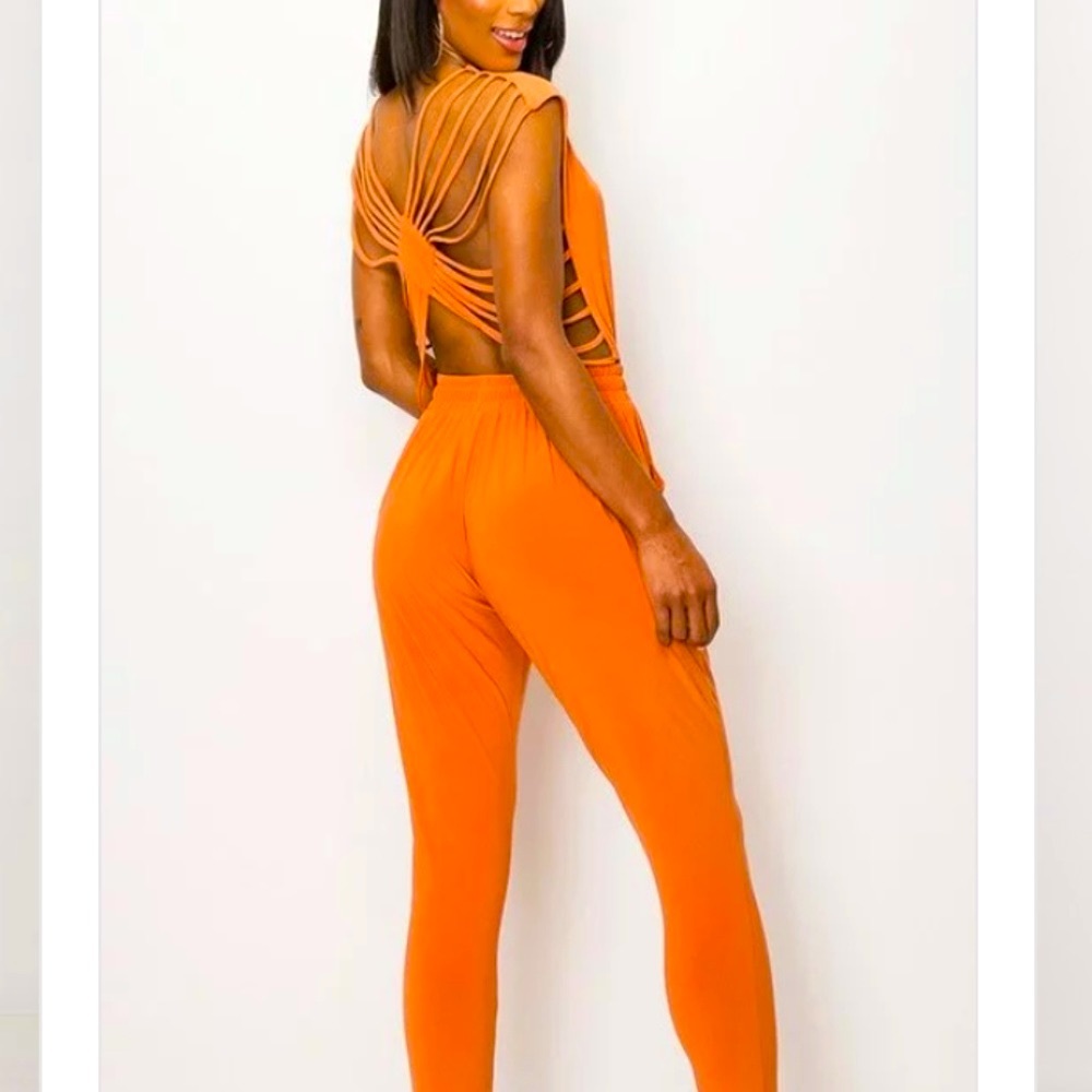 Strap back Jumpsuit